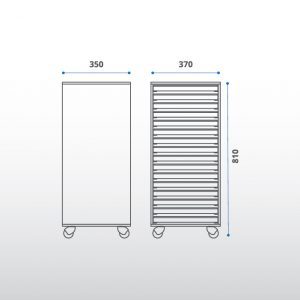 Mueble Cajonero / 10 piezas