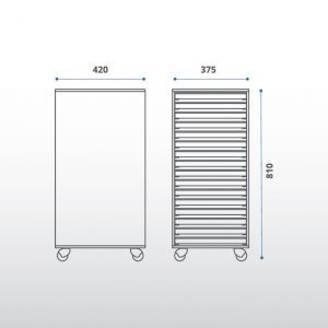 Mueble Cajonero / 12 piezas