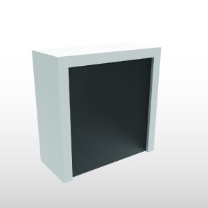 Mostrador con estante y cajón