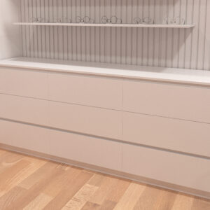 MODULO DE MELAMINA CON 3 CAJONES